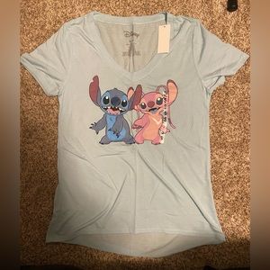 Disney stitch and angel graphic tee